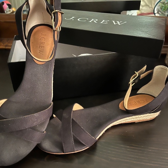 J Crew Espadrilles, Black, Size 7 - Picture 3 of 3